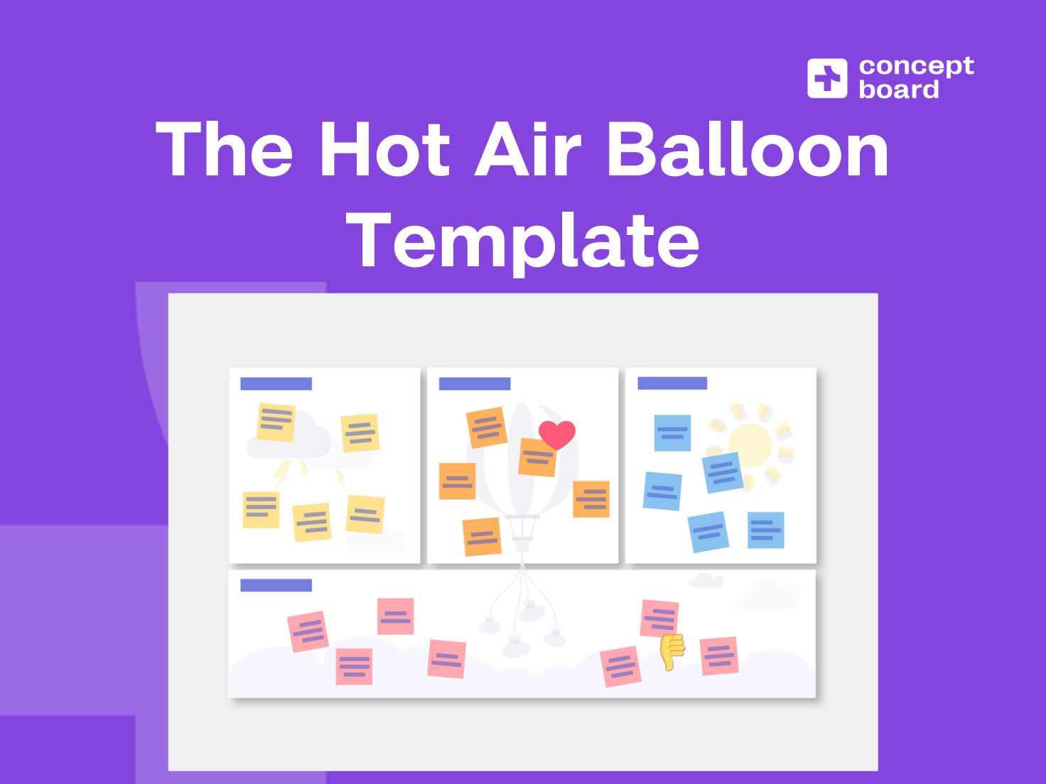 Hot Air Balloon Technique in 9 steps Template | Conceptboard