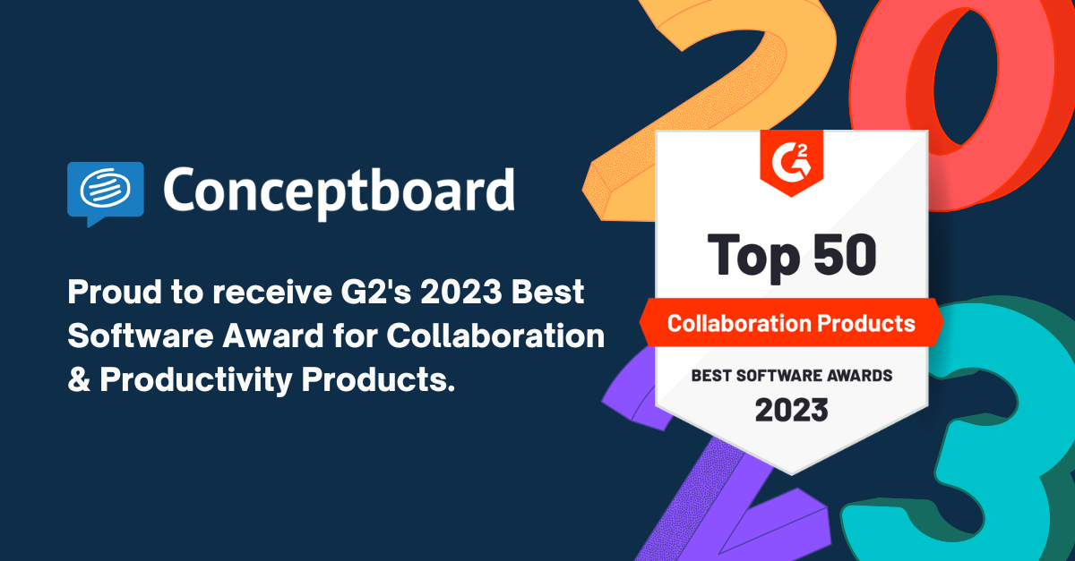 Conceptboard Winner of G2 Software Award | Conceptboard