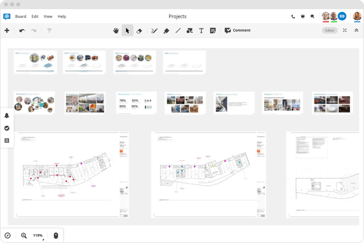HOK using Conceptboard's online whiteboard