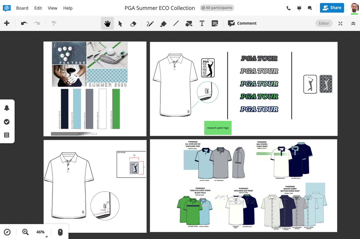 Perry Ellis uses Conceptboard