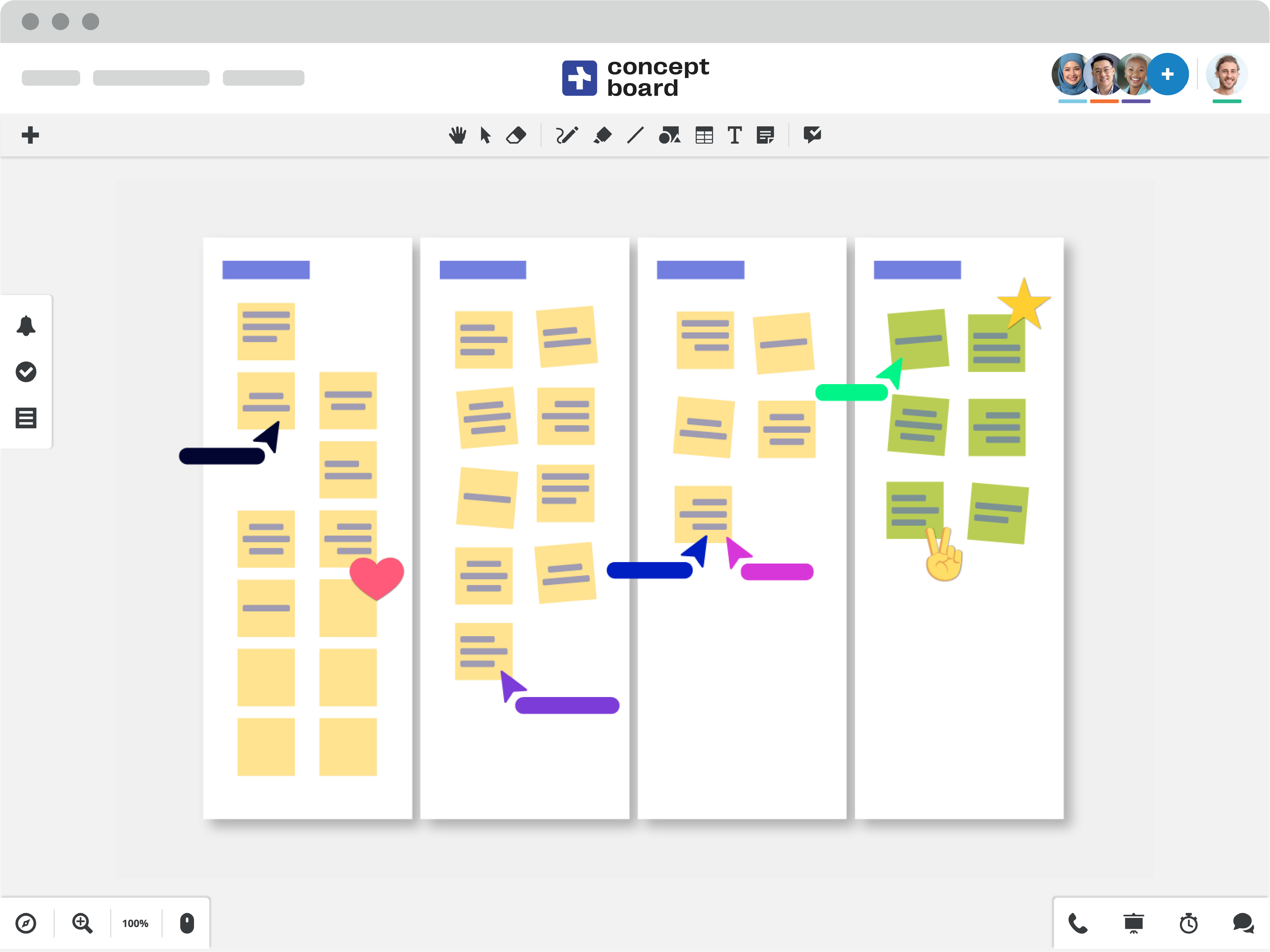 Kanban template simplified