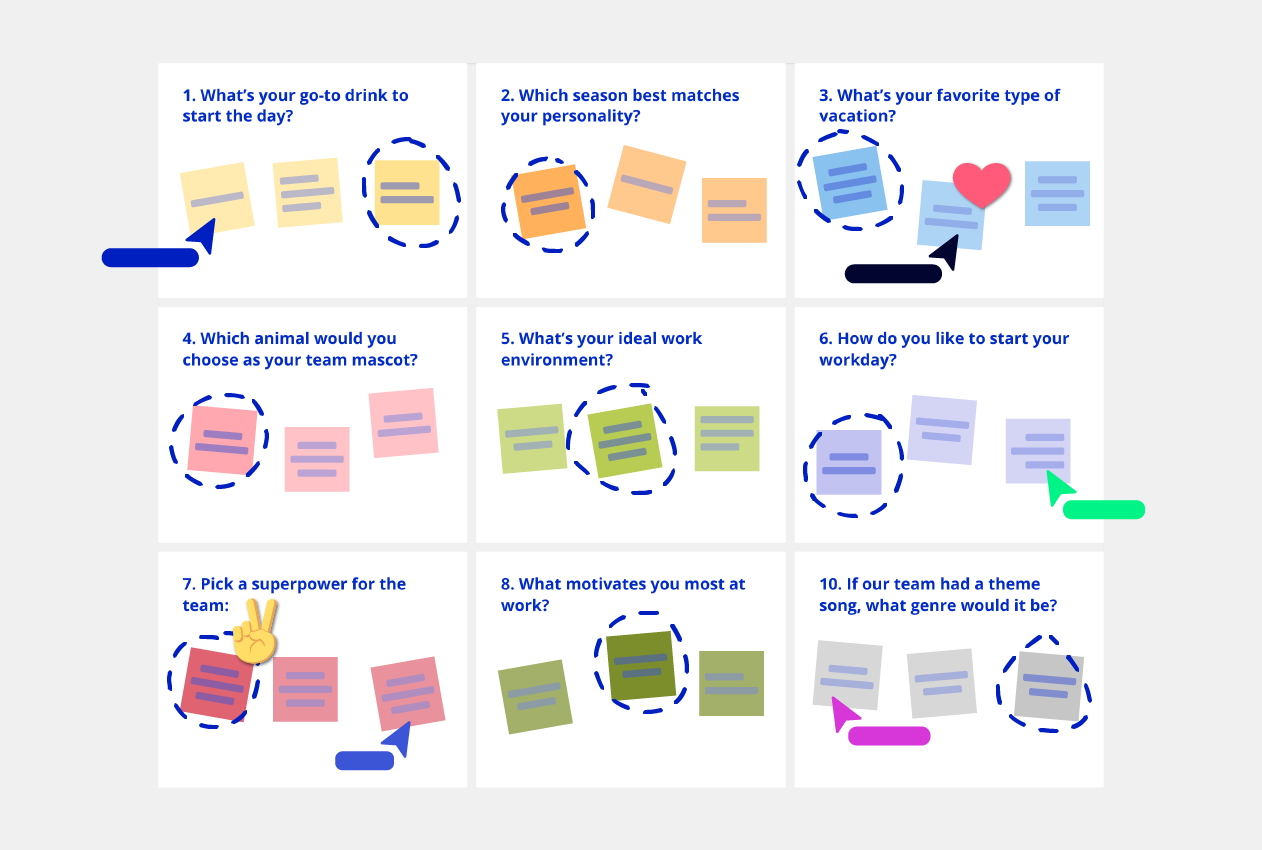 Choose your favorite on Conceptboard - hybrid office