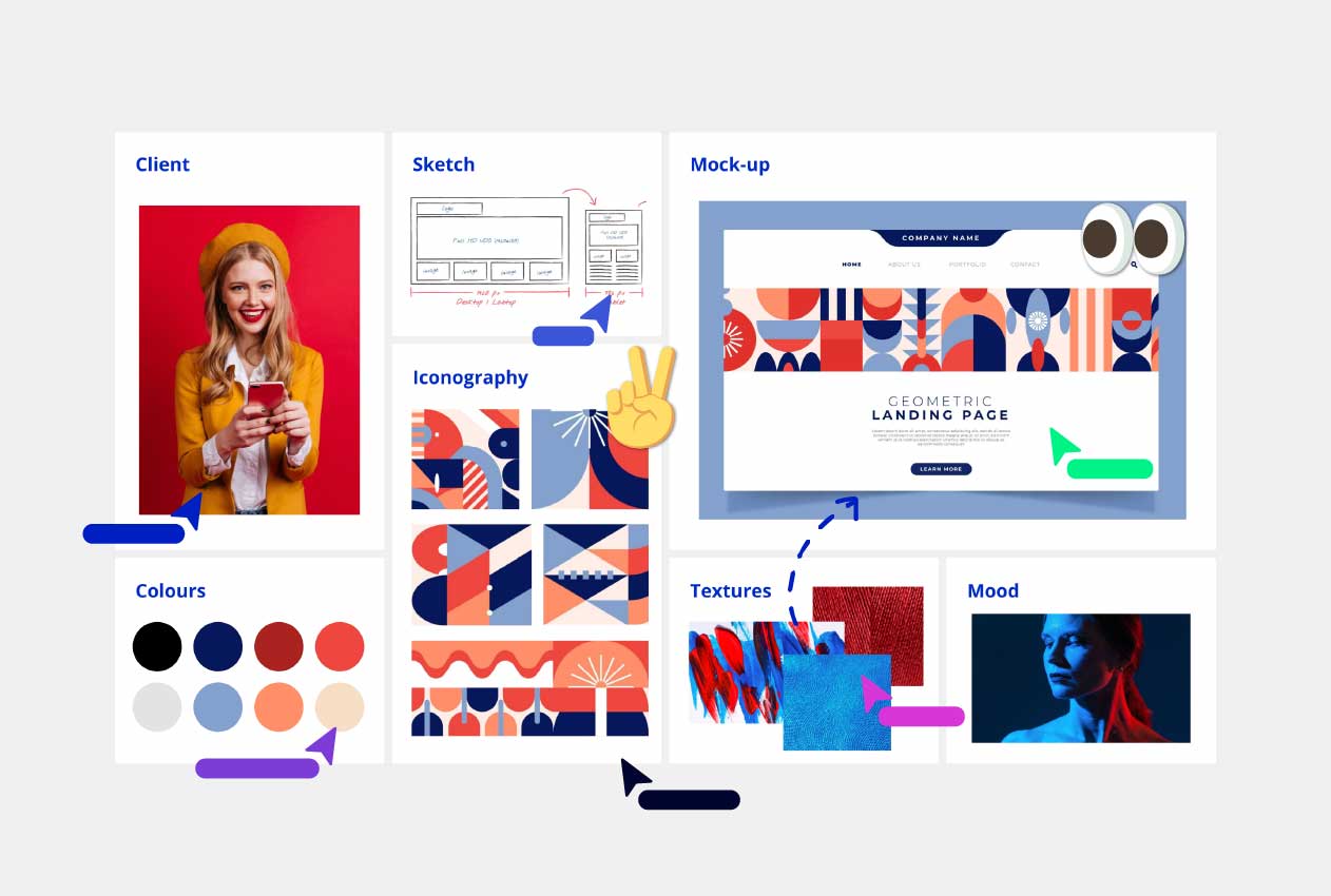 mood board template example from conceptboard and guide