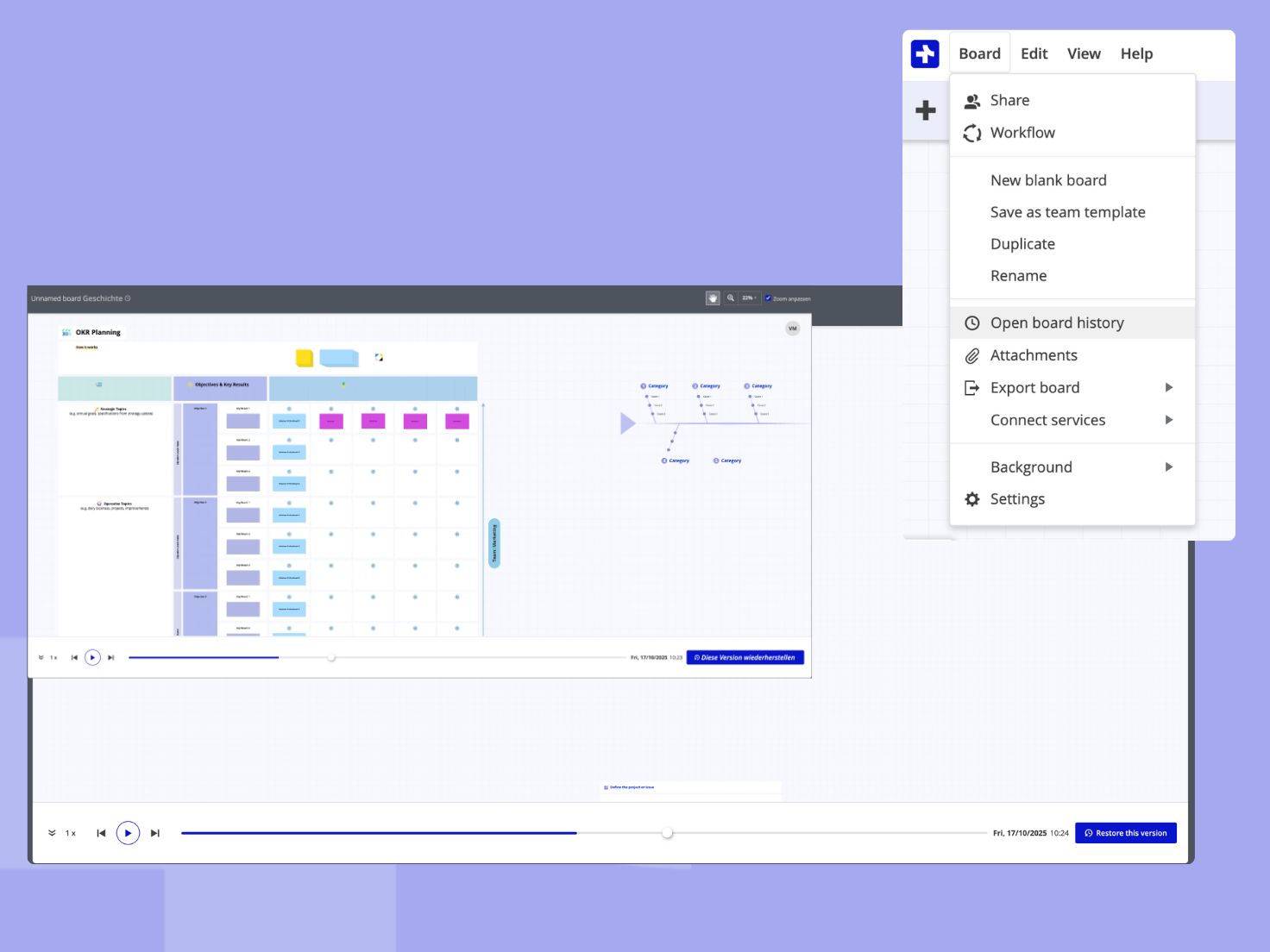 Board history function from conceptboard