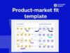 Product market fit canvas template preview