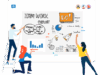 Whiteboarding session conceptboard