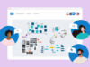 image of a conceptboard board representing people collaborating together and working on a project