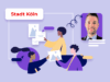 Stadt Köln Banner für Erfolgsgeschichte Data protection Datenschutz