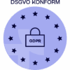 DSGVO Konform Trust badge