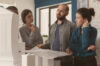 4 people from product management team working on a product project in an agile way