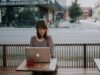 Remote worker in a cafe