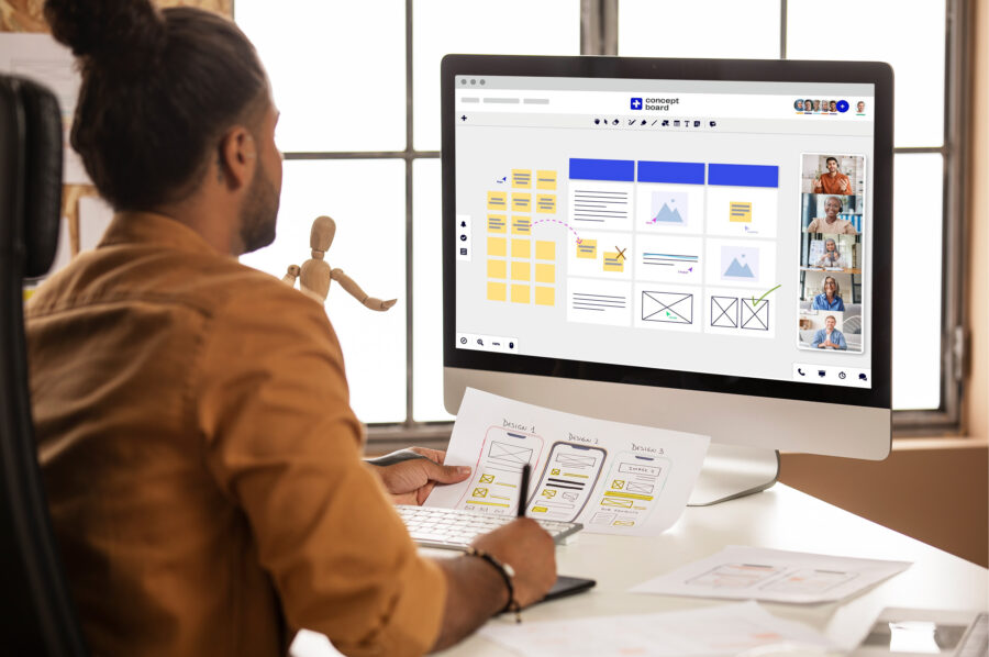 Create wireframes with Conceptboard | Collaborative work