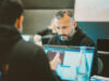A conceptboard employee working