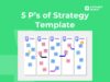 5 P's of strategy template preview