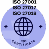 ISO 27001, ISO 27017, ISO 27018 Zertifizierung