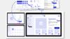 Desktop wireframe template/ Vorlage Beispiel von Conceptboard