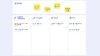 Kanban Board template example with jira tasks integrated on Conceptboard board
