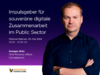 Impulsgeber für Souveräne digitale Zusammenarbeit im Public Sector