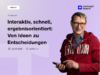 Von Ideen zu Entscheidungen Webinar