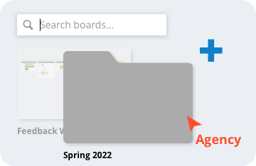 image showing a file with the name Spring 2022 which can be added on the board