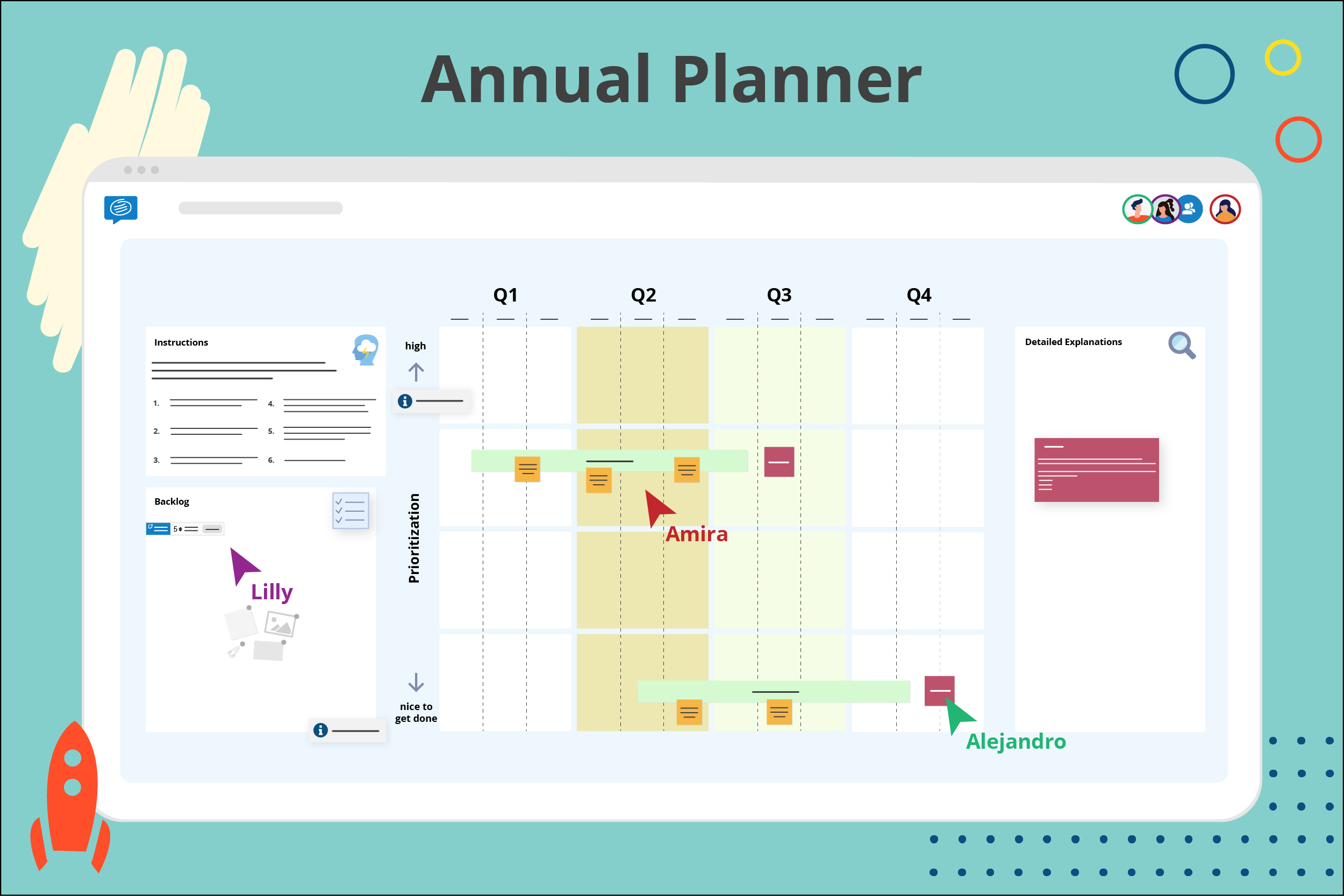 Image of an Annual Planner template