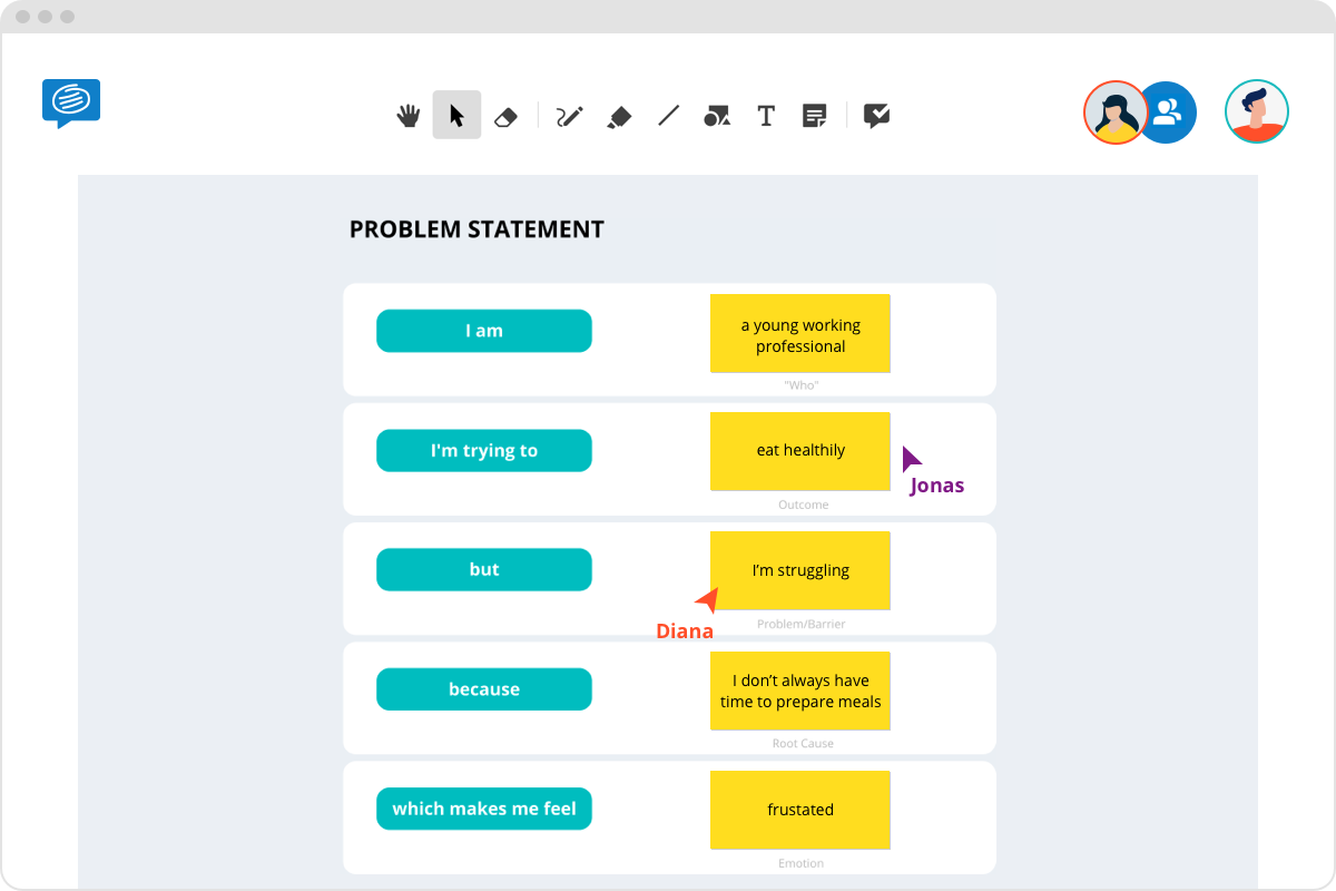 Customer problem statement example