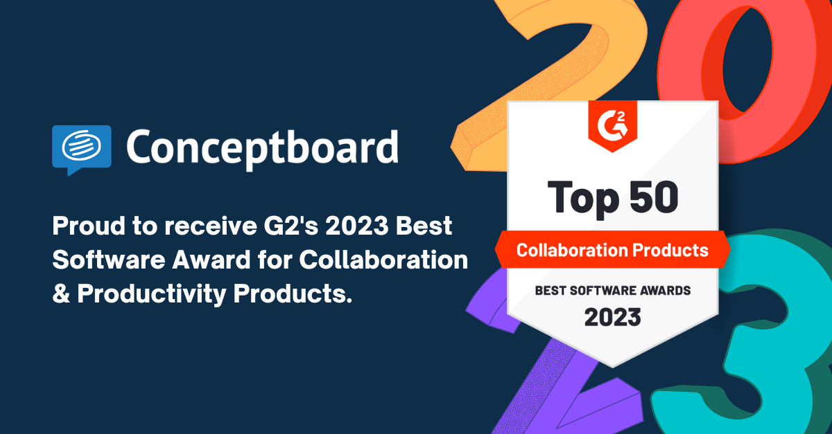 Conceptboard G2 software award top 50