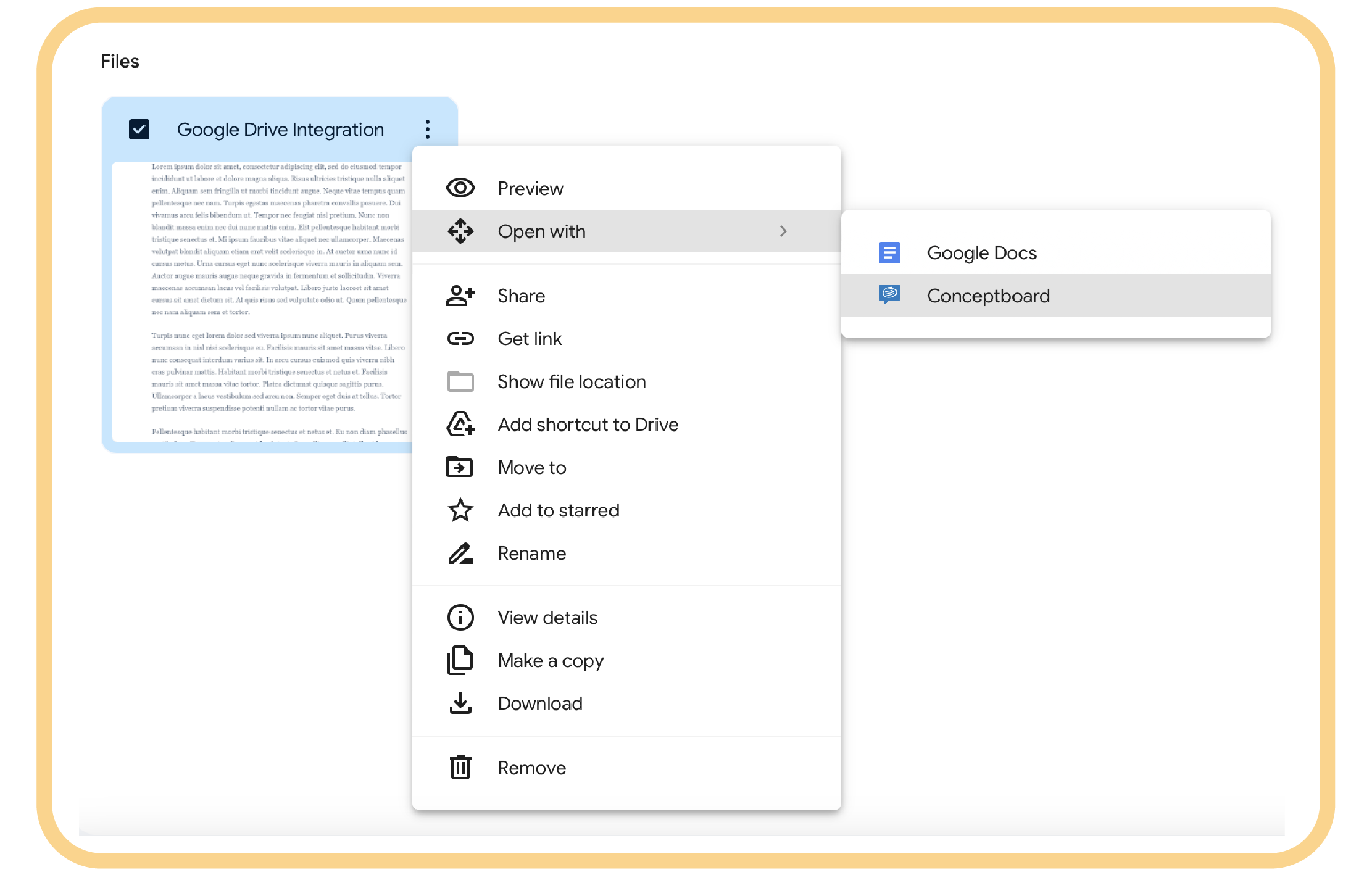 Google Drive Integration Schritt 4