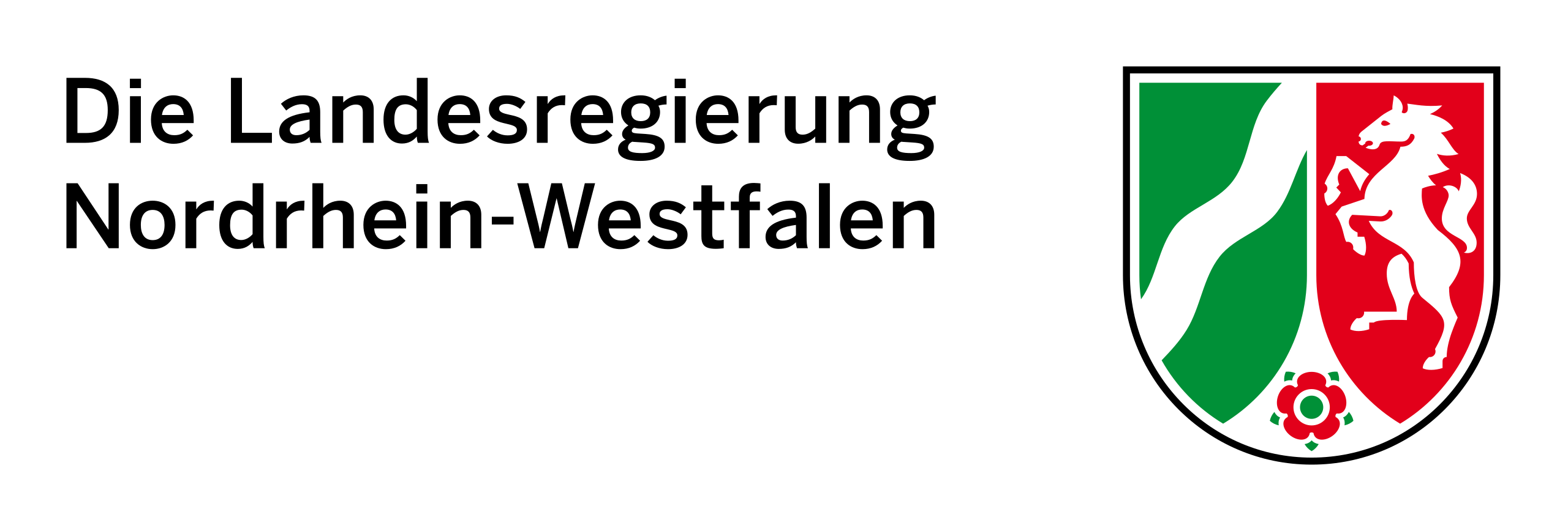 Die Landesregierung Nordrhein-Westfalen Logo