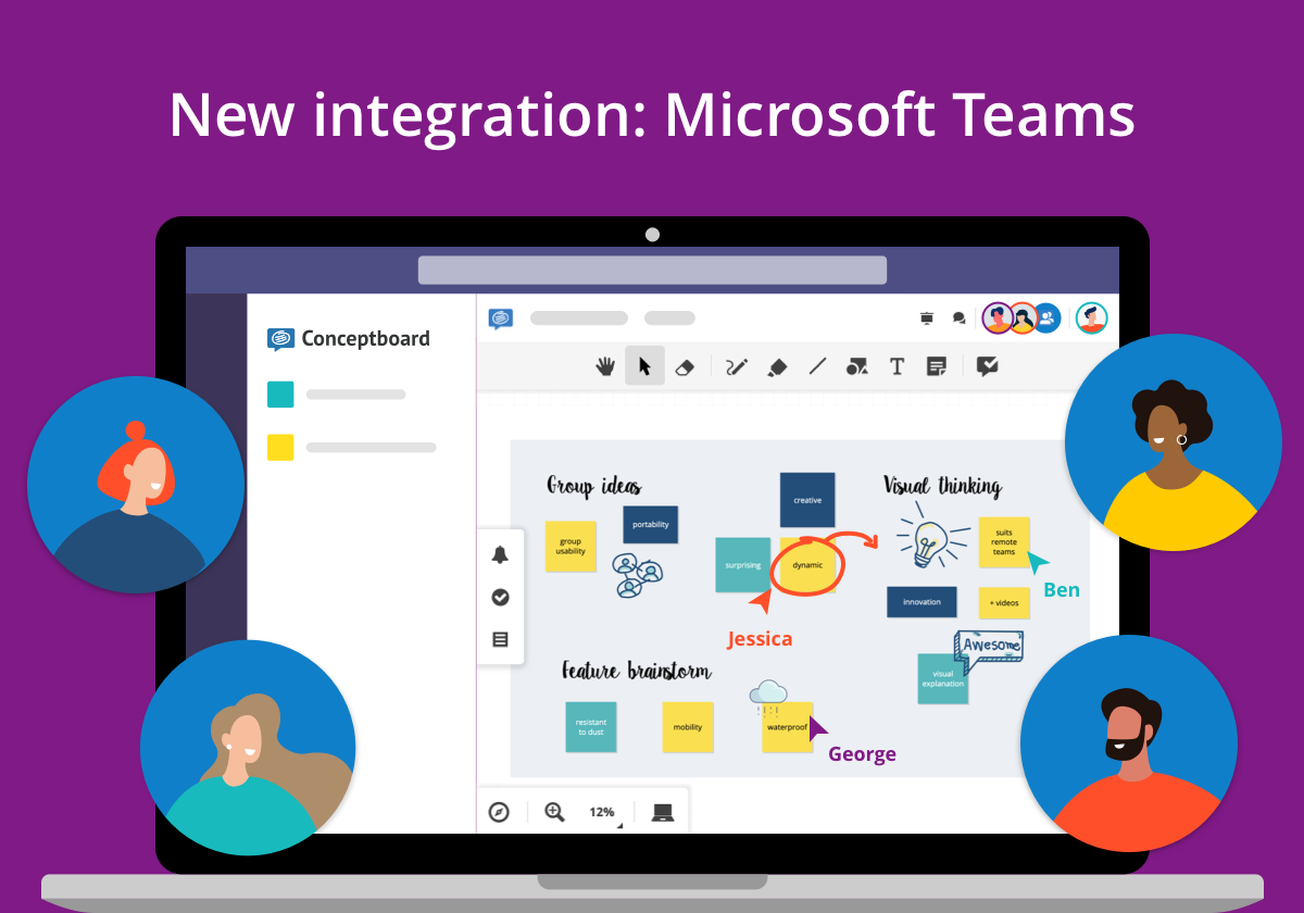 Microsoft Teams Integration in Conceptboard Conceptboard