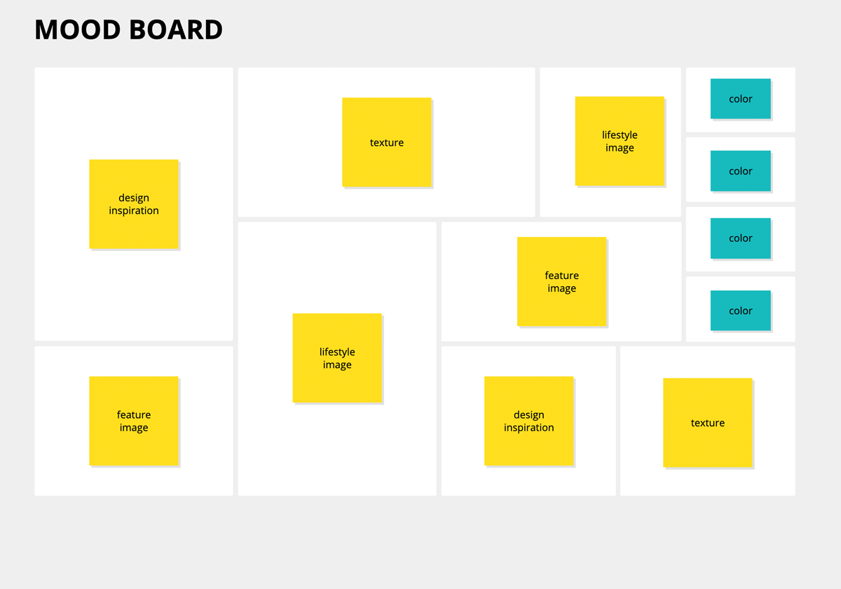 mood board photoshop template