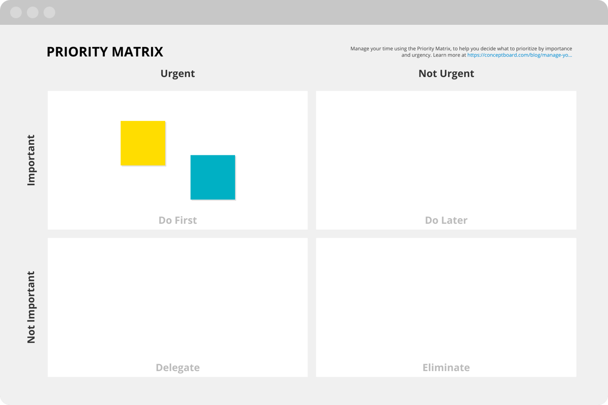 Use the Priority Matrix template to manage your projects & tasks Intended For Strategic Management Report Template