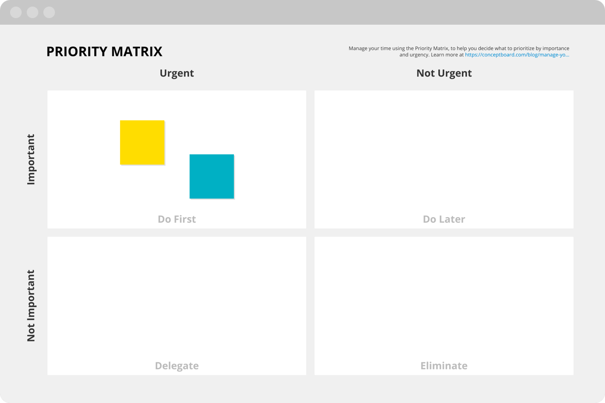 priority grid to do list