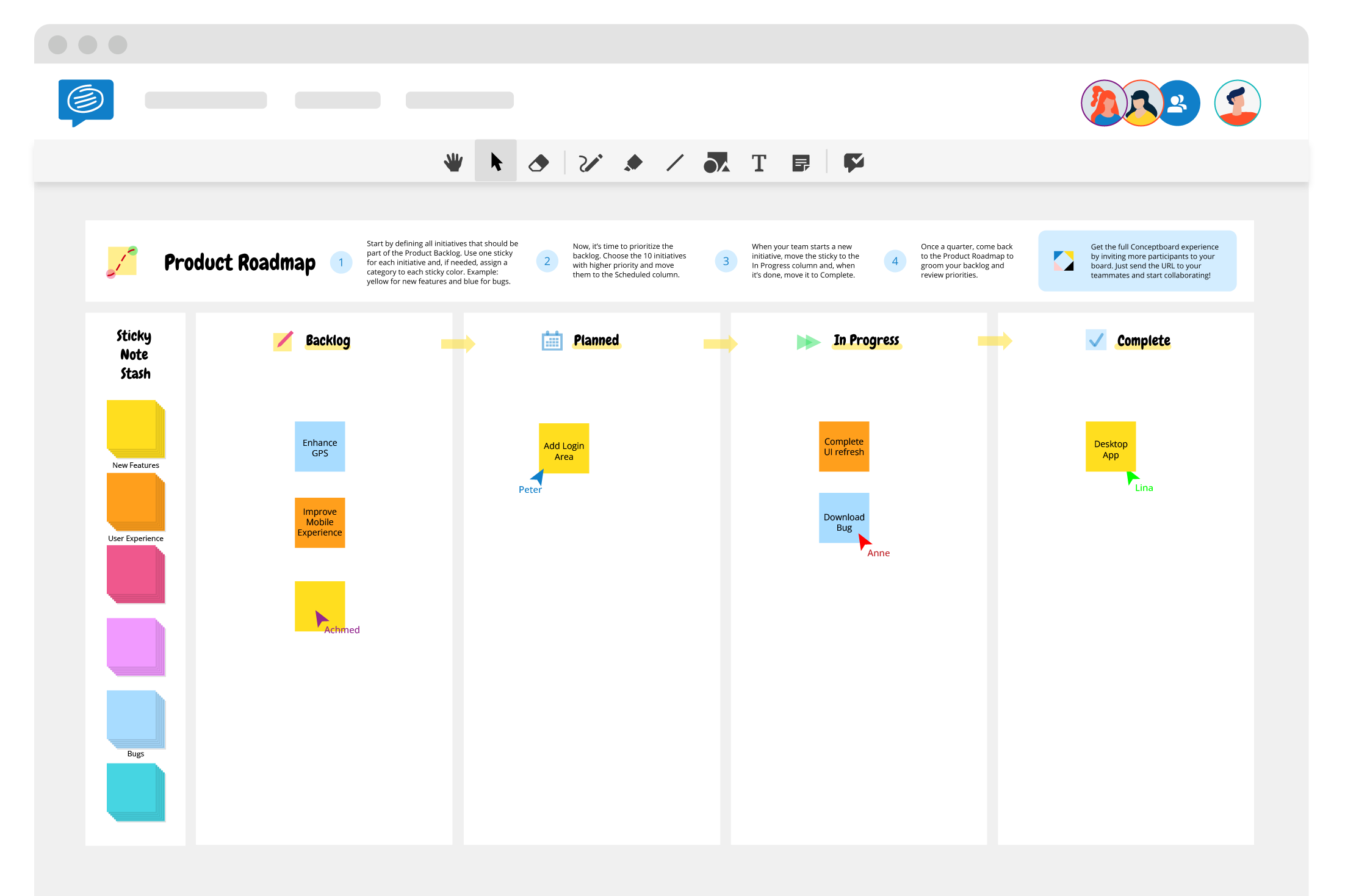 Product Roadmap with examples