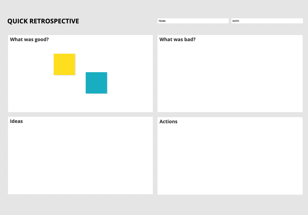 Scrum Retrospective Template