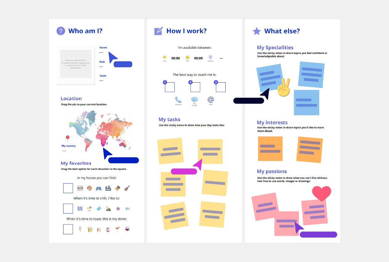 read me page template example Conceptboard