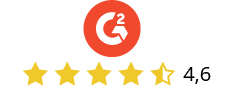 G2 reviews with stars