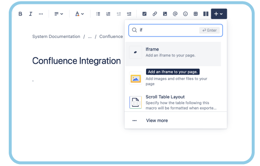 Solved: How do I add an iframe to a confluence page?
