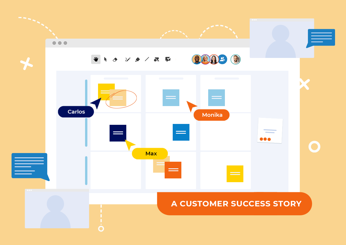 Success Story with Conceptboard Customer about Connected workspace