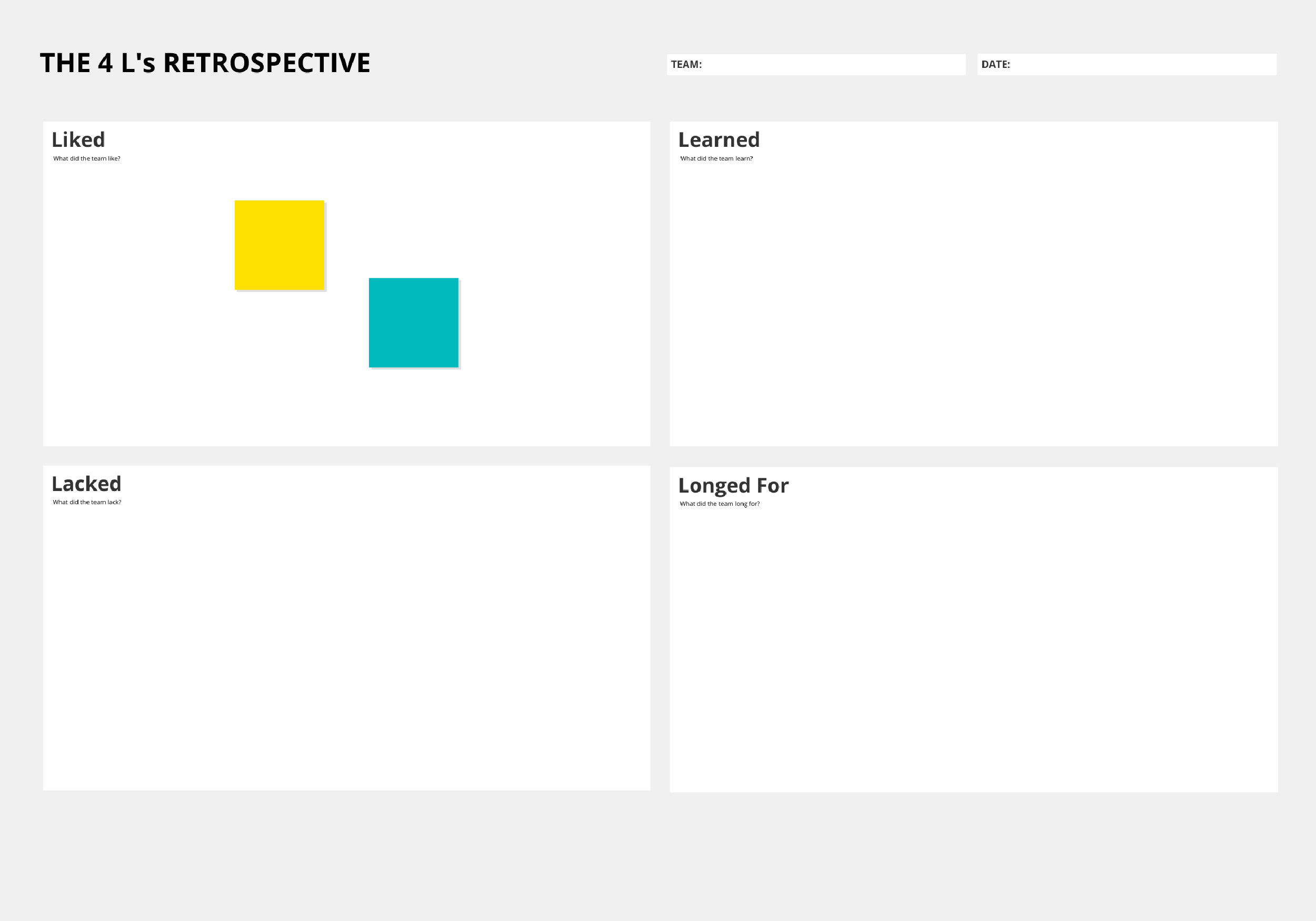 11 best retrospective templates for sprint & project retrospectives