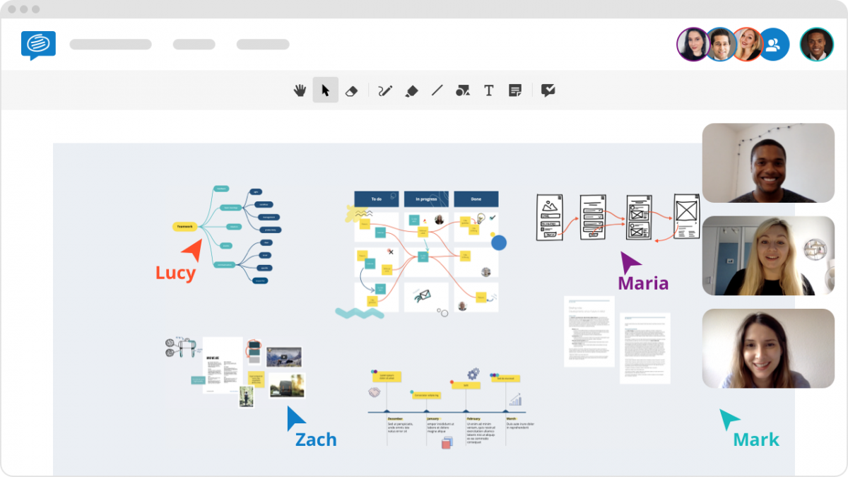 Online on sale shared whiteboard