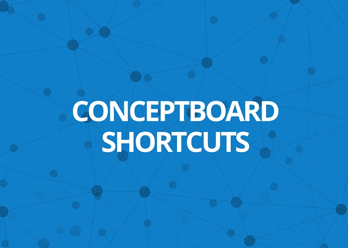 Conceptboard shortcuts