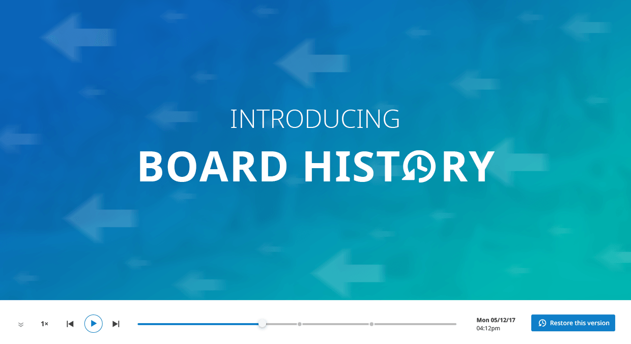Conceptboard Versioning feature