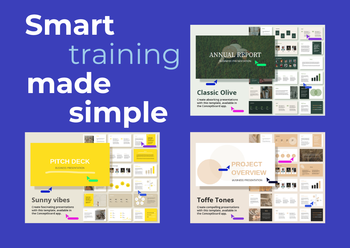 Smart training made simple with presentation template