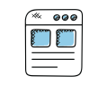 template layout icon